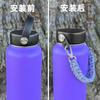 Asa de hervidor de paracord tejida a mano Cuerda para transportar hervidor portátil al aire libre Cuerda trenzada de nailon Lanyard trenzado para hervidor