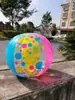 Intex 59040 Pelota de Playa 51cm Pelota de Playa Transparente con Purpurina Waterpolo Inflable 107cm Pelota de Waterpolo