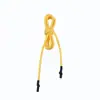 Tubo Termorretrátil de Ponta Dupla Longo de 136cm, Corda Redonda Trançada de Seda Baixa Elasticidade com 32 Fios, Corda Tubo Amarrada, Corda Colorida para Cós