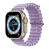 Adecuado para Apple Iwatchs10Se Sports Marine Silicona S11 Bloques de Color Hebilla de Pin de Doble Hebilla Correa de Reloj 9Ultra