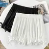 Pantalones de seguridad blancos finos de seda de leche para adelgazar, holgados, anti-exposición, para usar como prenda exterior, venta al por mayor