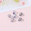 Cuentas de Cristal de Fresa con Agujero Horizontal de 8 mm, Cuentas Sueltas de Cristal de Cristal, Accesorios para Joyería de Pulsera y Collar de Bricolaje, Cuentas Espaciadoras, Venta al por Mayor