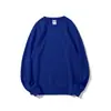 Sudadera de Algodón de Alta Gama, Color Sólido, Saludable, con Logo Impreso Personalizado, Ropa de Trabajo de Cuello Redondo para Otoño e Invierno, Uniforme Corporativo de Manga Larga con Bordado