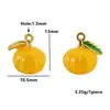 Acero Inoxidable Sólido Colgante de Fruta con Goteo de Aceite Accesorios para Joyería DIY Colgante de Calabaza Hongo Fresa