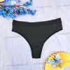 Fio Dental Feminino Plus Size Sem Costura Estilo Europeu e Americano Costurado em T Sexy com Forro de Algodão Puro Roupa Íntima Esportiva para Yoga