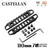 Mgpcqb Riel Guía de Metal de 7 Ranuras Sistema Keymod Mlok Riel Guía de Doble Uso 20 mm