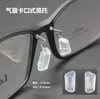 Accesorios para montura de gafas protectores para patillas almohadillas nasales de repuesto inserciones para ojos herrajes metálicos monturas para miopía almohadillas de aire para nariz