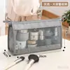 Necessaire de Viagem para Mulheres, Bolsa de Armazenamento de Viagem à Prova d'Água para Homens, Pequena Bolsa Cosmética Portátil para Viagem de Negócios ao Ar Livre com Design Transparente