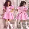 Vestido de Princesa para Niña 26 Elegante de Alta Gama para Niñas Dama de Honor Bebé Capa de Aire Vestido de Cumpleaños de Noche Venta al por Mayor
