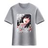 Camiseta Crazy Gambling Deep Animação Círculo Casal Masculino e Feminino Estudante Manga Curta Lua Amarela Luna Cobra Manga Sonho Camiseta de Algodão