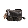 Bolsa Transversal Estilo Japonês Estilo Antigo Estilo Universitário Cool Grande Capacidade Simples PU Retrô Bolsa de Ombro Bolsa de Aula para Estudantes