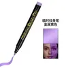 Pluma de Pintura para Tatuajes Temporales Humanos Cabeza Suave Graffiti en la Piel Fácil de Frotar Marcador de Marcado Corporal Cara Marcador DIY
