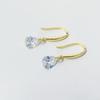 Transmisión en Vivo de Nuevos Aretes y Ganchos para Orejas de Plata S925 con Forma de Pera y Gota de Agua con Circonita para Mujer, Lujo Elegante Accesible de Moda, Versátiles Aretes de Diamante Brillante