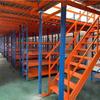 Plataforma mezanino de armazém personalizada, rack de armazenamento de compartimento de duas camadas para serviço pesado, ferro multicamadas, armazenamento expresso, prateleira de mezanino
