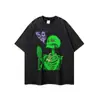 Marca de Moda Urbana Americana Camiseta con Estampado de Calavera Ins Retro Algodón Puro Lavado Pesado Chaleco sin Mangas Holgado para Hombres y Mujeres