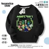 Roupas Novas Transfronteiriças Moletons de Meninos Verde 2024 Novo Médio e Grande Infantil Primavera & Outono Roupas Infantis Roupas Infantis Tops da Moda