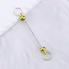 Colgantes Creativos de Metal con Cuentas Gradiente Multicolor Coloridos Colgantes de Llave Hechos a Mano Accesorios para Llavero Listos para la Venta