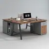 Mesa de Escritório Simples Moderna para Computador Mesa de Escritório Simples Estação de Trabalho para Funcionário Combinação de Mesa e Cadeira Mesa para Estudo em Casa