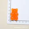 Oso de Gelatina Mediano Accesorios de Resina DIY Pegatina para Refrigerador Agujero Decoración para Zapatos Colgante para Llavero Material