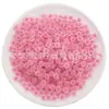 Cuentas de Colores Internos para Agujero Recto, Cuentas Redondas Esmeriladas de Acrílico, Cuentas Sueltas, Collar de Cuentas Hecho a Mano para DIY, Accesorios de Joyería para Niños