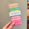 Goma para coleta alta estilo coreano de alta elasticidad, banda negra versátil para el pelo, nueva y elegante cuerda elástica para el pelo 2026