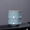 Montanha vazia Xinyu Longquan celadon chinês simples criativo bambu folha bambu em forma de xícara vintage cerâmica casa xícara de chá