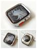 Funda protectora de silicona aplicable para Apple Watch, carcasa de marco S8 Edge, iwatchS97865341se generación, carcasa blanda de media cubierta