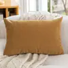 Fronha de chenille, cor creme, estilo nórdico, super macia, removível e lavável, formato retangular grande, adequada para sofás, camas e como travesseiro de apoio lombar, para vendas transfronteiriças