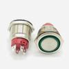 Interruptor de Botón Metálico de 19 mm Alta Corriente Estilo Corto 10A 15A Autoenclavable Reset Inicio Paro Botón de Alta Potencia
