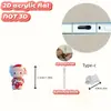 Plugue de Proteção contra Poeira para Celular de Acrílico Popular Transfronteiriço Tipo Pingente de Coração Chá com Leite Cachorro e Gato Interface Oval Tipo-C