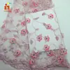 Nuevo Vestido Cheongsam de Verano Bordado Tela Bordada Punto Plano Bordado Pieza Clave Clavo Tela Bordada con Cuentas