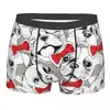 Dropshipping con Imágenes Se Puede Convertir en Ropa Interior Boxer Elástica Cómoda Transpirable para Hombre con Estampado de Gato 3D para Mascotas y Perros
