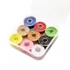 Agulhas de Linha para Máquina de Costura de 25 Cores e 36 Cores, Linha de Costura para Costurar Roupas, Bobina Manual Pequena Colorida Linha de Costura Yiheng