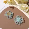 Brincos, Presilhas de Cabelo, Decorações para Sapatos e Chapéus, Boutonnières e Acessórios de Roupa de Flor Dopamina de Verão com Pérolas e Flores Vazadas DIY