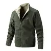 Comercio Exterior Transfronterizo Estilo Nuevo Chaqueta Reversible Lavable Casual de Negocios Primavera Ropa de Abrigo para Hombre Chaqueta con Cuello Alto Ropa de Abrigo