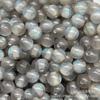 Cielo estrellado resina fina flash sirena Ji cuentas redondas con agujero pasante cuentas de resina color mágico material para pulsera de cuentas DIY