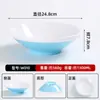 Bol para Fideos Imitación Porcelana Melamina A5, Bol Engrosado Forma de Caracol, Bol para Fideos con Sopa de Res, Bol para Ramen de Tienda de Fideos Bicolor de Pie Alto, Logo Personalizado