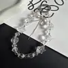 Cadena para Teléfono con Colgante de Borla de Estrella Transparente de Alta Gama, Adorno Exquisito de Cristal de Lujo Ligero Estilo Fresco