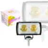 Farol de LED para Moto de Venda Quente Transfronteiriço com Lente Dupla Colorida de Alto Brilho para Carro Elétrico/Carro Modificado Fabricante de Luz