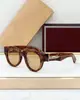 Jmm Rollingsun Moda Europea y Americana Nueva Lujo Gafas de Sol con Montura Redonda Turquesa Anti-UV Gafas de Sol de Moda