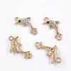 Acessórios DIY para joias europeias e americanas pulseira colar diamante redondo acessórios de joias explosões da Amazon acessórios de liga