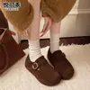 Couro Genuíno Aumento Interno de Altura Solado Grosso Cobertura Total Sapatos Birkenstock Femininos 2026 Novos Outono Mocassins Slip-on Sapatos Individuais