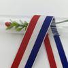 En stock 1-5cm poliéster borde diente patrón horizontal cinta rojo Blanco azul púrpura banda decorativa borde envoltura accesorios de ropa franja lateral