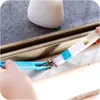 Ferramenta de limpeza de canaleta de janela, escova de limpeza de janela, escova pequena para limpar peitoris de janela, escova para frestas, escova para canaletas e frestas