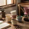 Taza Cerámica Vintage Hecha a Mano Estilo Japonés Oficina Taza para Leche Café Taza de Agua para el Hogar Taza para Latte Art Taza de Kung Fu
