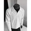 Sudadera de manga larga deconstruida de alta gama estilo americano para hombre, marca de tendencia nueva primavera/otoño, chaqueta elegante y resistente de talla grande