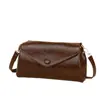 Bolso de Hombro Retro de Comercio Exterior Nuevo, Elegante y Versátil, Bolso Cruzado de Gran Capacidad, Bolso de Cuero Suave Simple Casual para Viajes Diarios para Mujeres