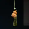Sándalo Hueco Pastillero Incienso Difusor Colgante Sachet Adorno Colgante Cadena para Teléfono Llavero Accesorio Portátil