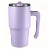 Taza de coche de acero inoxidable 304 de doble capa con aislamiento al vacío de 20 oz, taza de doble capa para café frío (cold-retaining 30 ice-brew) en stock