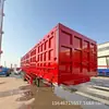 Ventas Transfronterizas de Semirremolques Volquete de Volteo Lateral, Camiones Volquete de Volteo Lateral Tipo Caja, Camiones Volquete de Cabina Alta de Servicio Pesado para Transporte de Arena y Grava